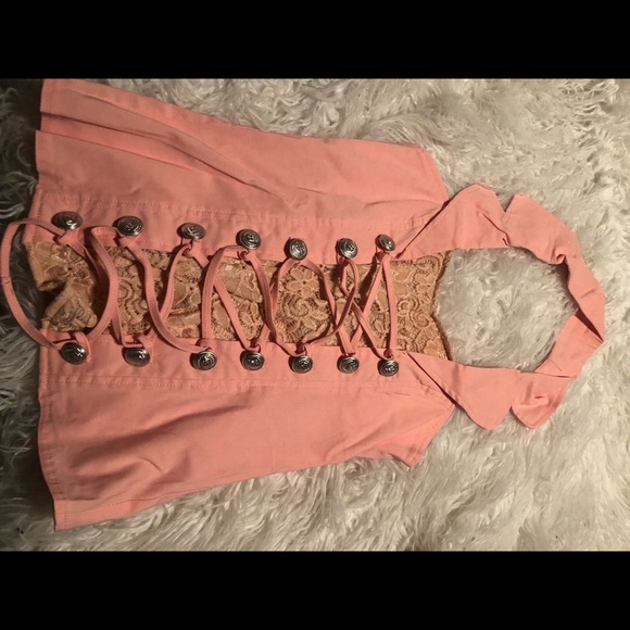 Corset back out shirt - Picture 1 of 2